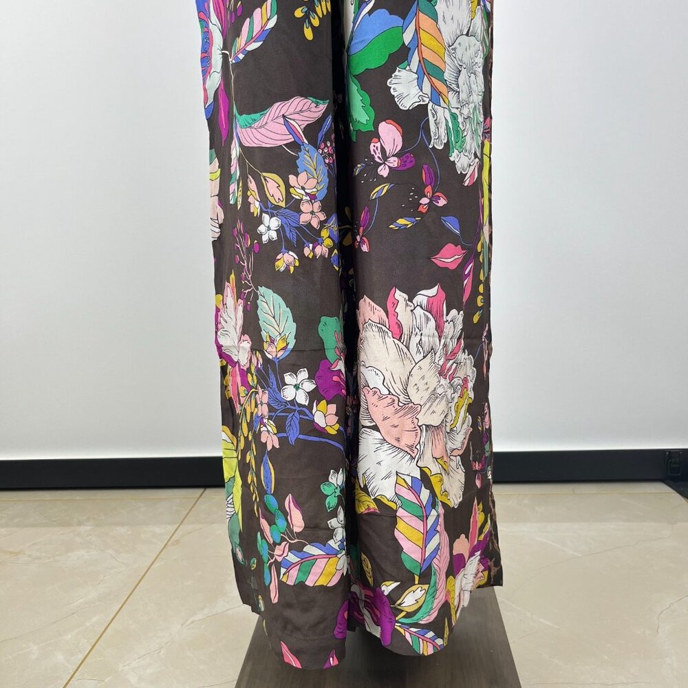 NWOT Johnny Was Workshop Arabella Silk Printed Lounge Pants Pull on Boho Chic S - Picture 4 of 10